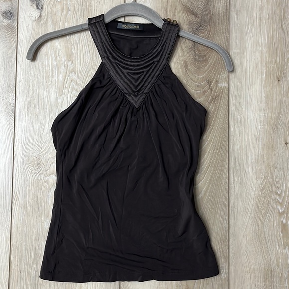 Roberto Cavalli Sleeveless Top Brown Size 38 - Picture 1 of 6